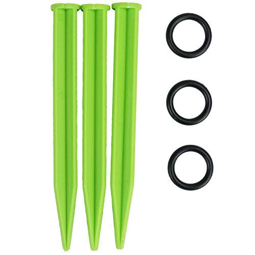Swim Central Blue and Green Coop Magna Flying Disc Challenge Backyard Game Set 15.5"