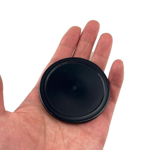 12 Pack 2.5 Inch Air Hockey Pucks for Small Size Table - color: Black