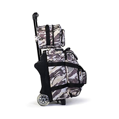 2 Ball Bowling Roller + 1 Ball Color Matching Add On Tote - color: White Camo