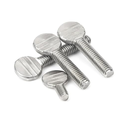 Flat-head screw Hand Twisted Table Tennis Racket Screw Thumb Wave Plate Flattened Bolt M4m5m6m8m10(10pcs M4X16) - size: 10pcs M4X16