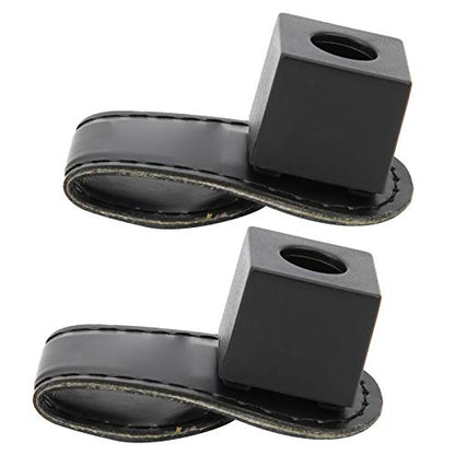 Keenso 2Pcs/Set Portable Billiard Ball Pool Chalk Holder, Magnetic Snooker Belt Clip Snooker Cue Chalk Holder Billiard Supplies