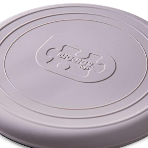 Bigjigs Toys Frisbee Flying Disc (Stone Grey) - Silicone Frisbee for Kids, Quality Flying Saucers, Beach Toys & Garden Toys, Holiday Toys for Toddlers - color: Stone Grey