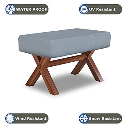 Foosball Table Cover 18 Oz Waterproof - 100% Weather Resistant Outdoor Game Table Cover with Elastic at 4 Sides (63"W x 45"D x 19.7"H, Grey) - color: Grey, size: 63"W x 45"D x 19.7"H
