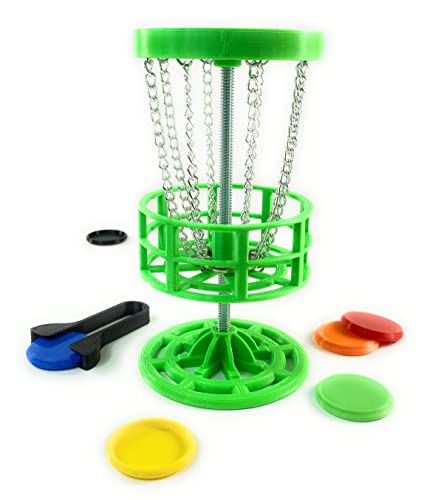 Mini Disc Golf - Table Top Drinking Game - 3D Printed - Man Cave Decor