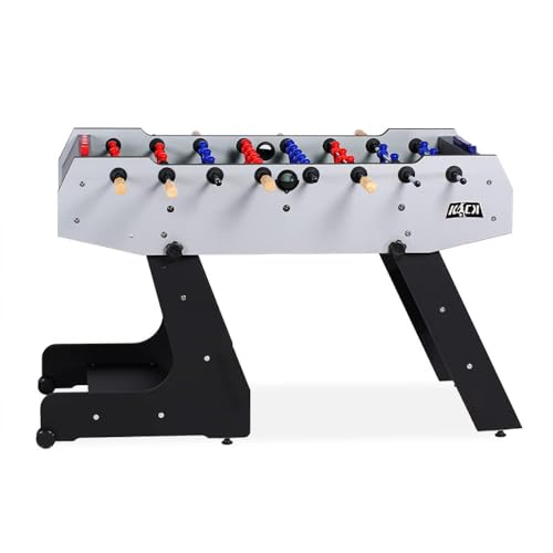 KICK Majesty 55" Folding Foosball Table (Gray) – Foldable Indoor Game Table