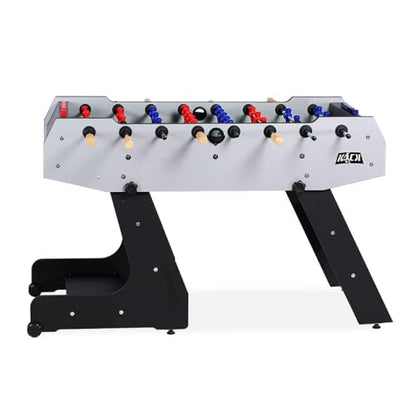 KICK Majesty 55" Folding Foosball Table (Gray) – Foldable Indoor Game Table