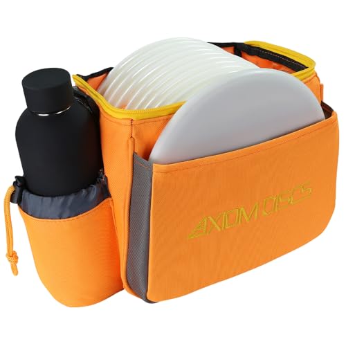 Axiom Discs Cell Disc Golf Starter Bag (Choose Your Favorite Color) - color: Yellow Ochre/Orange