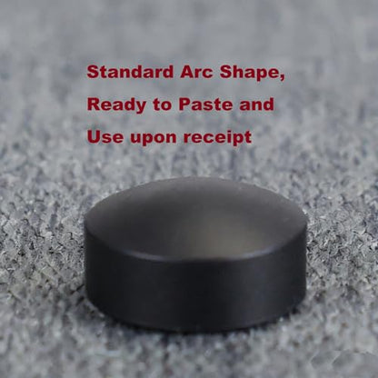 Break Jump Cue Tips, 3 Pcs/Set (0.51"/0.53"/0.55") - Pre-Shaped Curved, Ready to Stick, Electric Wood/Crystal/Black Pool Cue Tips for Break Shot, Replacement Cue Tips for Billiard Cues - style: Black 13/13.5/14mm