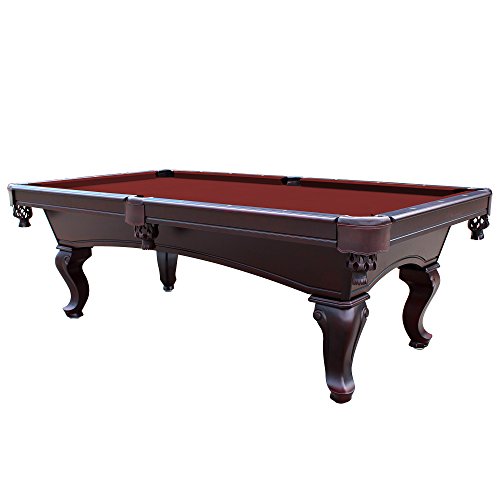 Championship Saturn II Billiards Cloth Pool Table Felt - color: Burgundy, size: 8-Feet