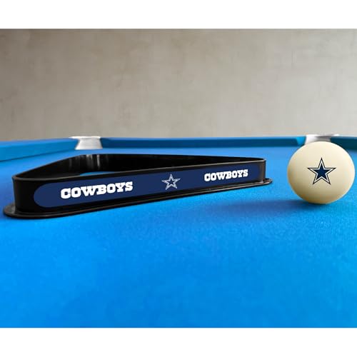 Imperial NFL Cue Ball & Rack Set - color: Dallas Cowboys, White