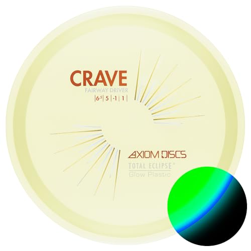 Axiom Discs Total Eclipse Glow 2.0 Crave Disc Golf Fairway Driver (Colors May Vary) - size: 165-170g