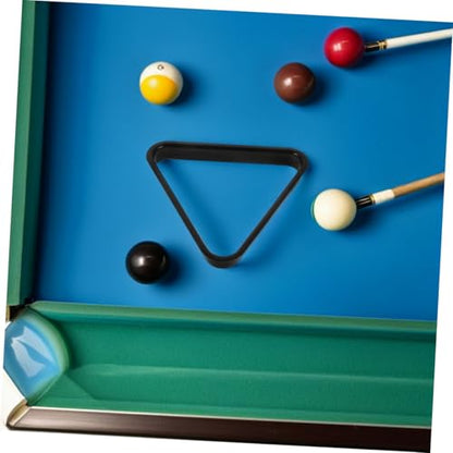 6pcs Pool Table Triangle Rack: Heavy Duty Ball Holder Snooker Rack - Table Balls Frame - Billiard Accessories for Bars Party Recreation 25/32/38mm
