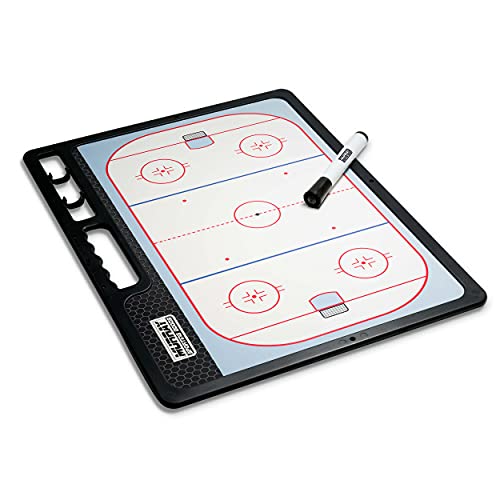 Murray Sporting Goods Premium Coaches Clipboard | Double-Sided Dry Erase Marker Board for Basketball, Baseball, Soccer, Football, Hockey (Marker Included) - style: Hockey