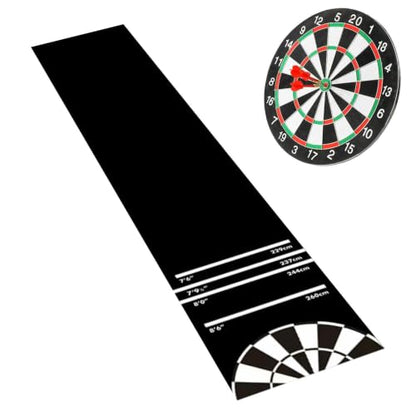 Dart Board Mat for Floor - 300x34cm Anti Slip Throw Line Protective Rug, Durable Game Area Marker Carpet | Dart Board Floor Mat for Home Recreation Room Party Entertainment Gatherings Outdoor