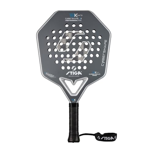 STIGA Cybershape Padel Racket - size: 18K Hard