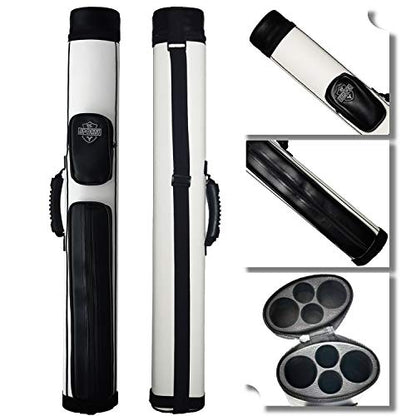 2x2 Hard cue case Oval Pool Cue Billiard Stick Carrying Case - color: C06-W