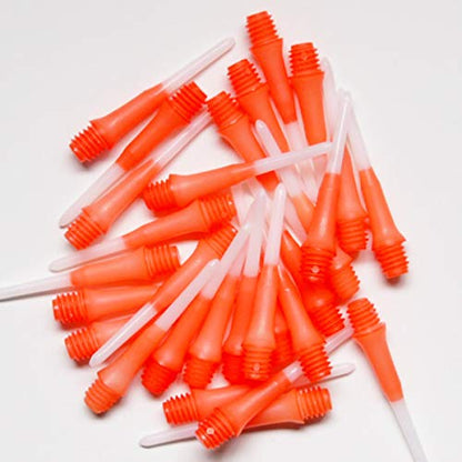 Lstyle Dart Tips: Original Lippoint - Soft Tip Dart Points - 2BA Thread - Regular Length - 2 Tone Orange