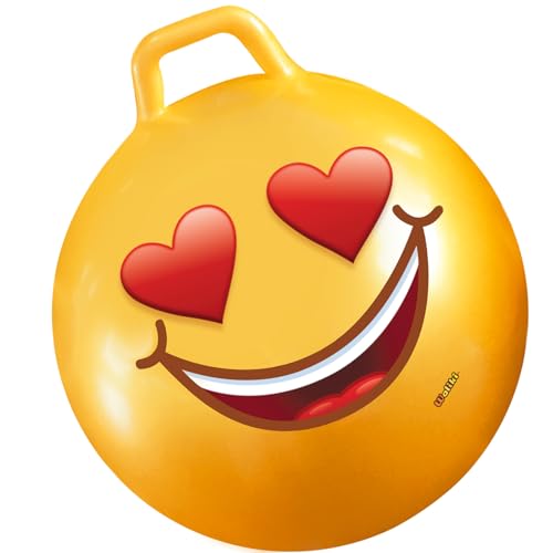 WALIKI Hopper Ball for Teens | Hippity Hop | Jumping Hopping | Bouncy Ball Field Day (22"/55CM) - color: Emoji 3, size: Ages: 10-15 (22")