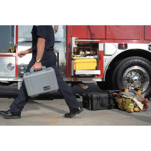 Pelican 1450 Case With Foam (Silver) - color: Silver, style: With Foam