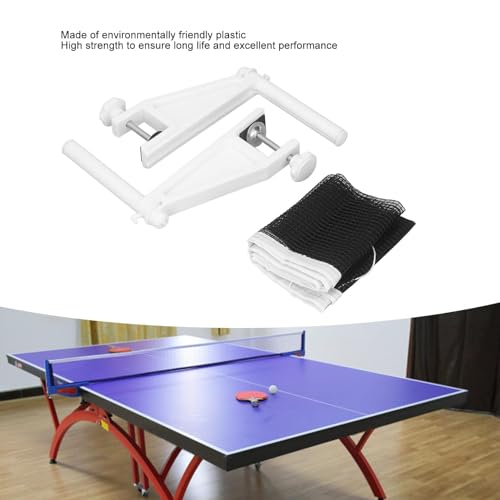 JEOZBM Table Tennis Net and Post Set, Folding Table Tennis Net, Easy Setup for Indoor Outdoor Any Table