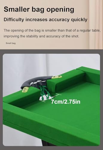 Portable Billiard Table, Light Billiard Training Table with Leveling Device, for Living Room, Game Room, Garage - size: 1.5m