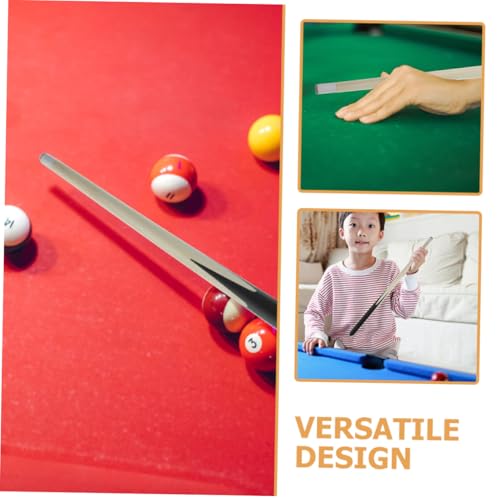 2Pcs Short Pool Cue for Lightweight Compact Billiard Cue Sticks for Beginners Smooth Design for Indoor Practice and Fun Games