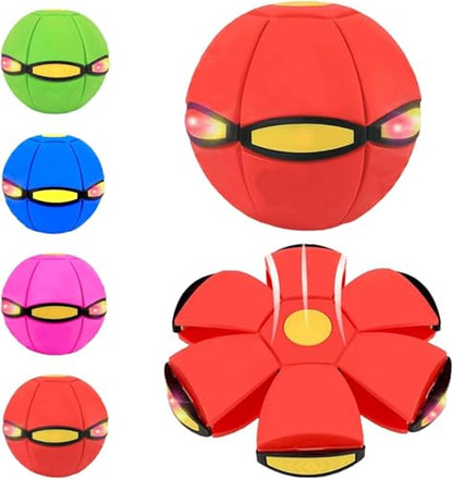 Magic Ball, Magic Metaball, Children Bouncing Ball, Parent-Child Interaction, Dual Form Freely Switchable, with 6 Light for Kid - color: F