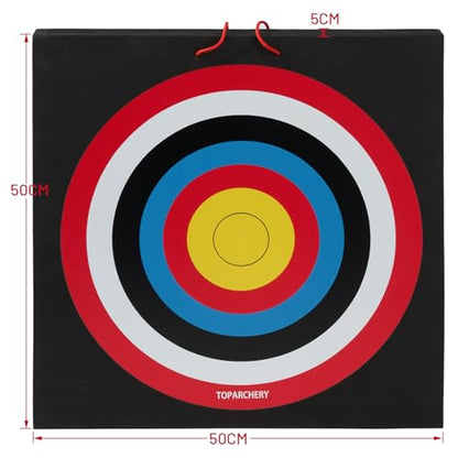 TOPARCHERY 20'' Foam Archery Target High-Density Target Block Target for Backyard, Throwing Knife Target