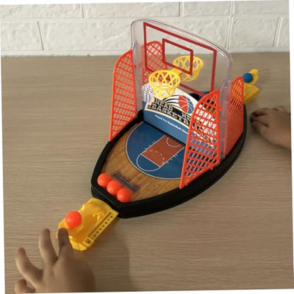 Desktop Arcade, Tabletop Basketball Game for 2 Players, Kids Basketball Shooting Game with Bulletin Board, Score Fun Sports Novelty Toy Gifts for Men Adults