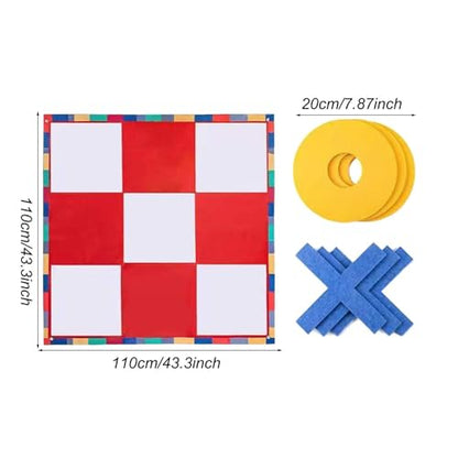 Toss Game - Large Outdoor Lawn Activity Set, Giant Yard Activity | Beanbag Throw Strategy Play Grid Game | Family Friendly Yard Entertainment Equipment, for Kids Family Gathering