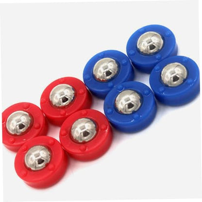 KOMBIUDA 20pcs Shuffleboard Accessories Mini Pucks Replacement Beads Tabletop Game Parts Easy Setup Versatile for Home Club Venues