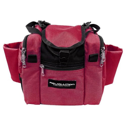 Revolution Mini Deluxe V3 Disc Golf Bag - Crimson