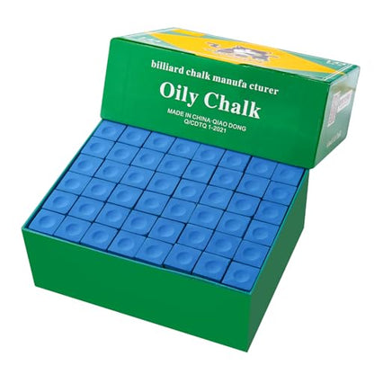 Pool Cue Chalk – Professional Billiard Chalk Set, Bulk Packs Available (12PCS / 24PCS / 144PCS), Long-Lasting Grip, Anti-Miscue, Low Deflection Cue Tip Chalk - size: 1Pack Set Of 144PCS