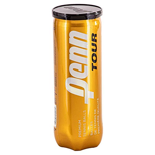 Penn Tour Tennis Balls - Extra Duty Felt Pressurized Tennis Balls - 1 Can, 3 Balls