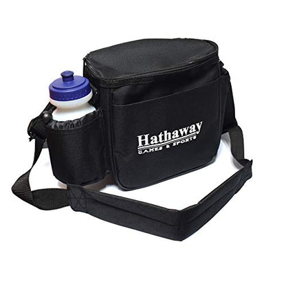 Hathaway Disc Golf Starter Set with Bag – 8.25” Frisbee Golf Discs Set with PVC Carrying Bag for Basic Disc Golf Accessories - Three Drivers, Two Mid-Range & One Approach/Putter Disc Golf Set with Bag