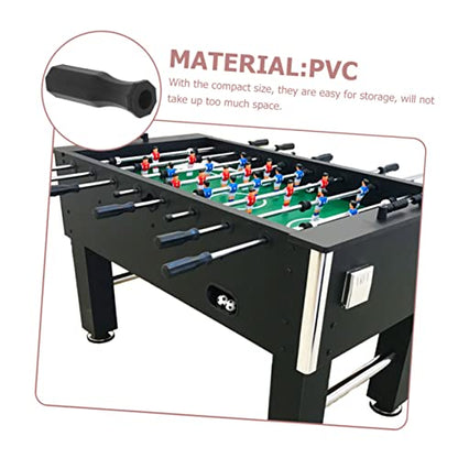 BESPORTBLE 8Pcs Foosball Handles Replacement for Table Football Machines Durable Non Slip Grip for Professional Table Soccer Compatible with