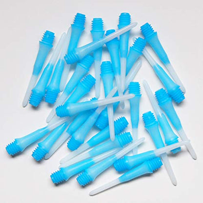 Lstyle Dart Tips: Original Lippoint - Soft Tip Dart Points - 2BA Thread - Regular Length - 2 Tone Light Blue 2 Pack - color: Light Blue 2-Tone