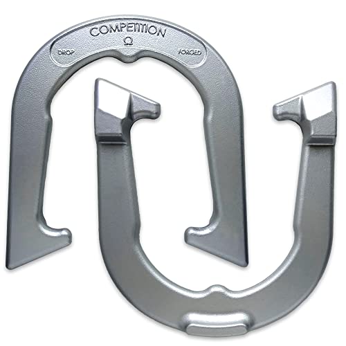 Competition Tournament Pitching Horseshoes - NHPA Sanctioned for Tournament & League Play - Drop Forged Construction - One Pair (2 Shoes)