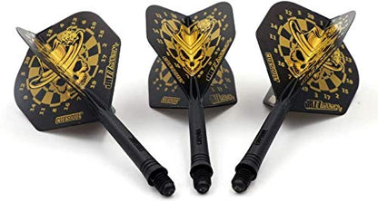 CUESOUL Jazz - Soft Tip Darts Set 19 Grams with 6pcs AK5 Plastic Integrated Flights & 36pcs Plastic Tips for Electronic Dart Board