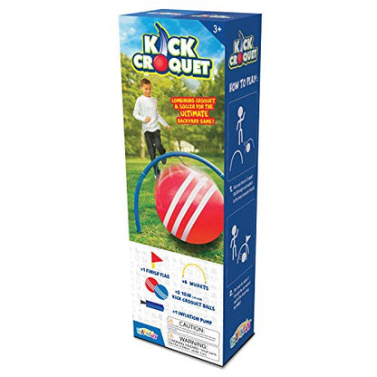 Franklin Kick Croquet Game Set - Perfect for Kids and Adults - Combines Soccer and Croquet - Great for Outdoor Play