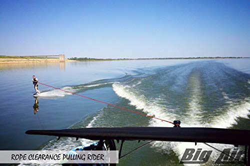 Big Air Super Shadow Wakeboard Tower Bimini Top - 76" x 76" - Mounts Over Existing Wake Tower - color: Pacific Blue