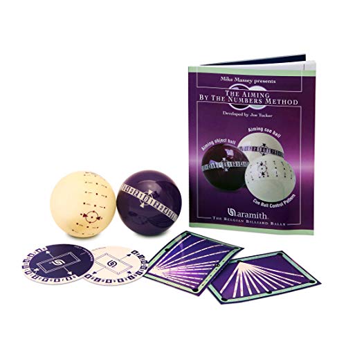 Aramith Genuine Training by The Numbers Learning/Aiming Pool/Billiards Ball Set