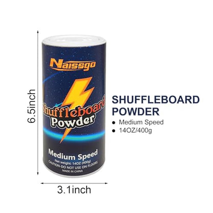 Shuffleboard Sand Wax Shuffleboard Powder Set with Small Brush & Pan - style: 4 Cans Medium Speed