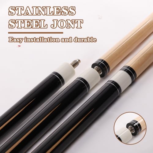58 inch Canadian Maple Billiard Pool Cue Stick, 13mm 1/2 Maple Billiard Pool Stick, House Bar Pool Table Sticks for Men(Numerous Styles to Choose from) - color: P20