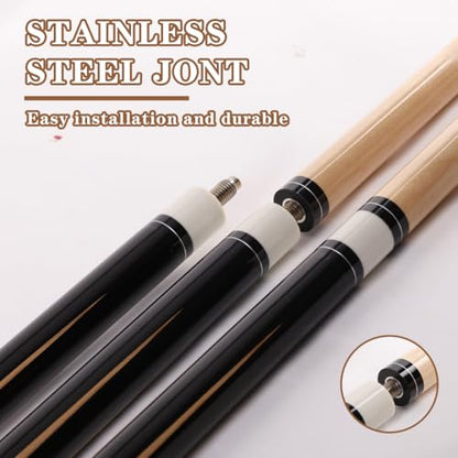 58 inch Canadian Maple Billiard Pool Cue Stick, 13mm 1/2 Maple Billiard Pool Stick, House Bar Pool Table Sticks for Men(Numerous Styles to Choose from) - color: P20