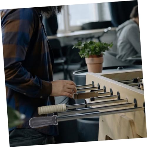 POPETPOP 2pairs Ergonomic Plastic Foosball Handles Easy Install Remove Replacement for Tabletop Soccer