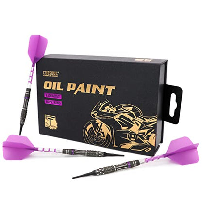 CUESOUL 929 New Launch Motorcycle-Tungsten Soft Tip Dart Set - color: EXHAUST