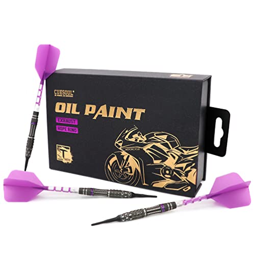 CUESOUL 929 New Launch Motorcycle-Tungsten Soft Tip Dart Set - color: EXHAUST