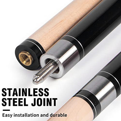 AKLOT Pool Cues,58" Pool Cue Stick Canadian Maple Wood Billiard Cues Sticks for Professional Billiard Players 18 19 20 21 oz - color: 1 Piece 21 oz