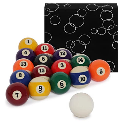 Billiard Pool Ball Standard Set Mini Size 1 1/2" - 38 mm